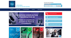 Desktop Screenshot of formations.itga.fr