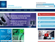 Tablet Screenshot of formations.itga.fr